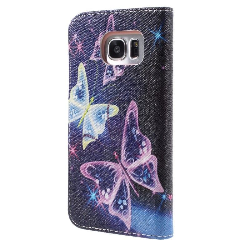 Housse Samsung Galaxy S7 Edge Butterflies