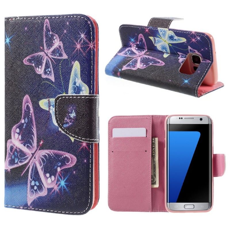 Housse Samsung Galaxy S7 Edge Butterflies