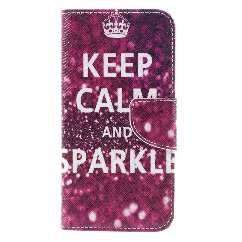 Housse Samsung Galaxy S7 Edge Keep Calm And Sparkle