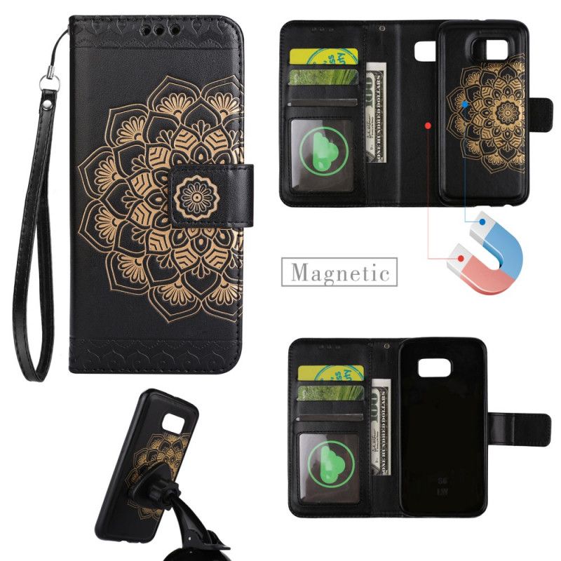 Housse Samsung Galaxy S7 Mandala Coque Détachable