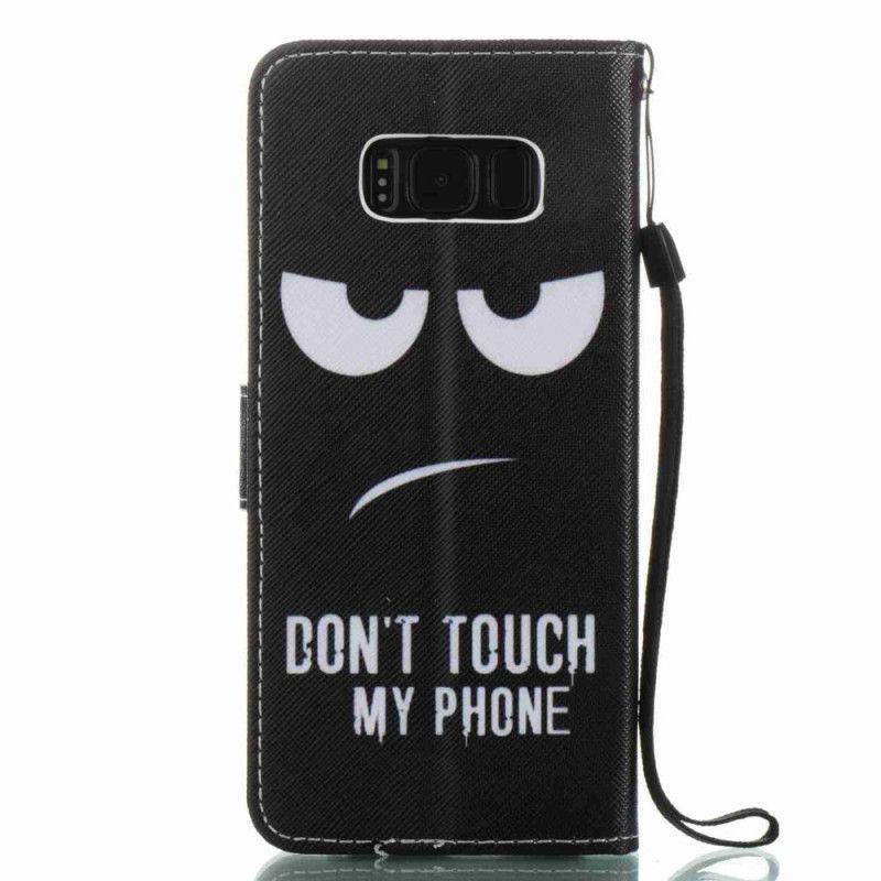 Étui Housse Samsung Galaxy S8 Don't Touch My Phone