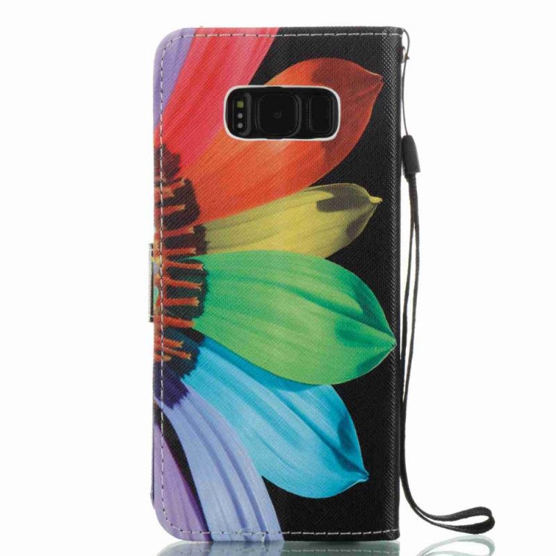Housse Samsung Galaxy S8 Fleur Aquarelle Intense