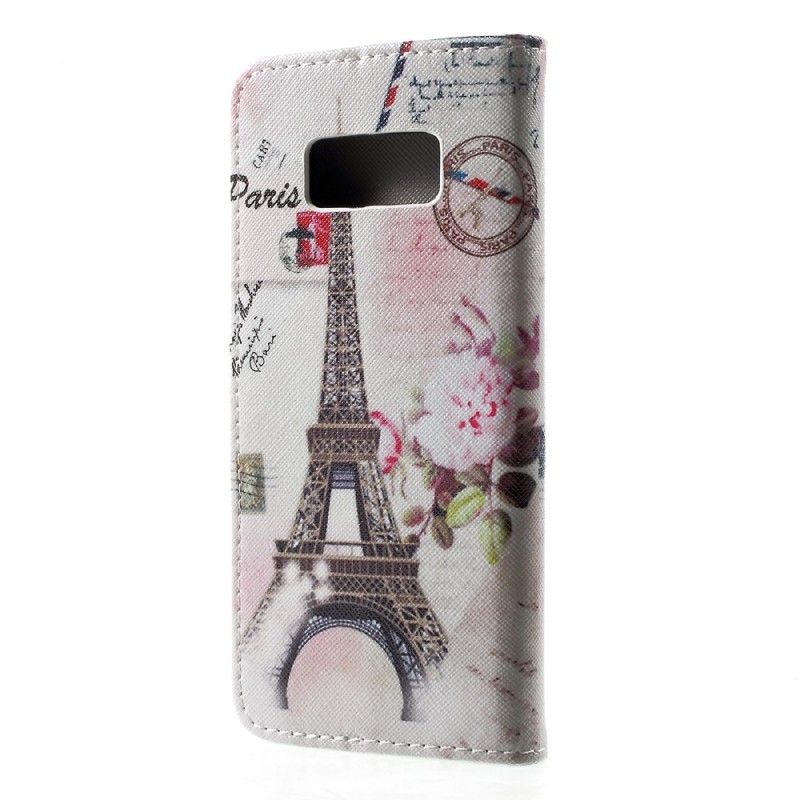 Housse Samsung Galaxy S8 Tour Eiffel Rétro