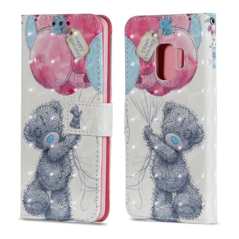 Housse Samsung Galaxy S9 Bear Happy Birthday