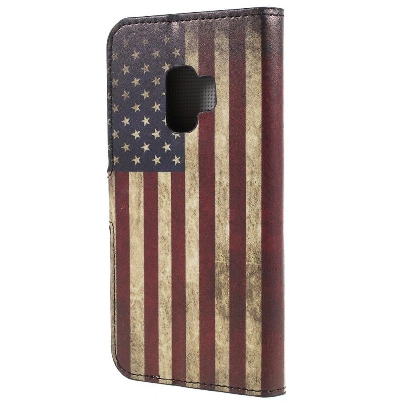 Étui Housse Samsung Galaxy S9 Drapeau Usa