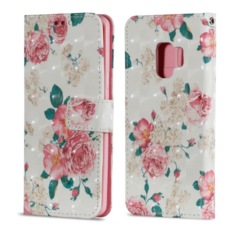 Housse Samsung Galaxy S9 Fleurs Liberty