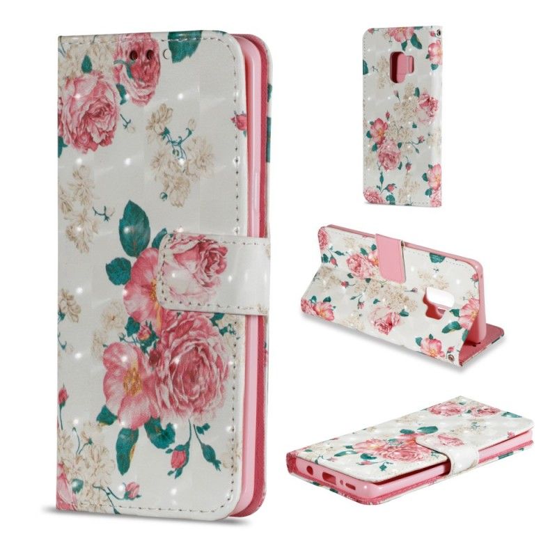 Housse Samsung Galaxy S9 Fleurs Liberty