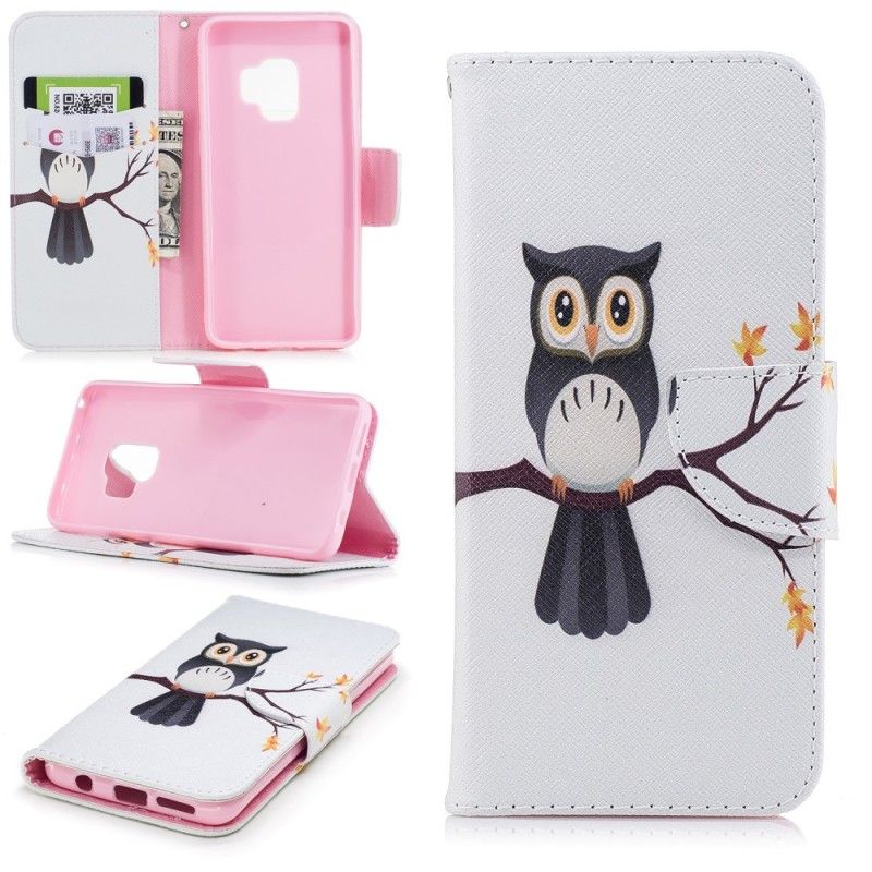 Housse Samsung Galaxy S9 Hibou Perché Sur La Branche