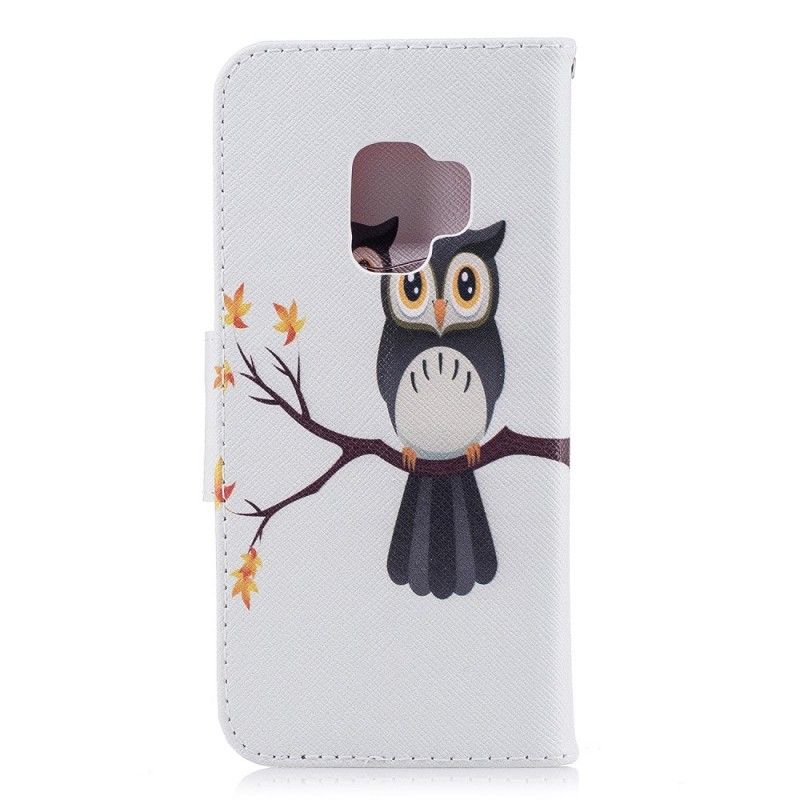 Housse Samsung Galaxy S9 Hibou Perché Sur La Branche