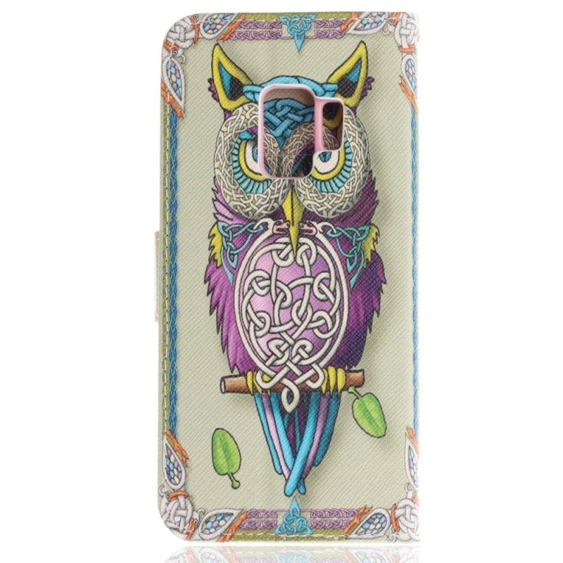 Housse Samsung Galaxy S9 Hibou Tribal