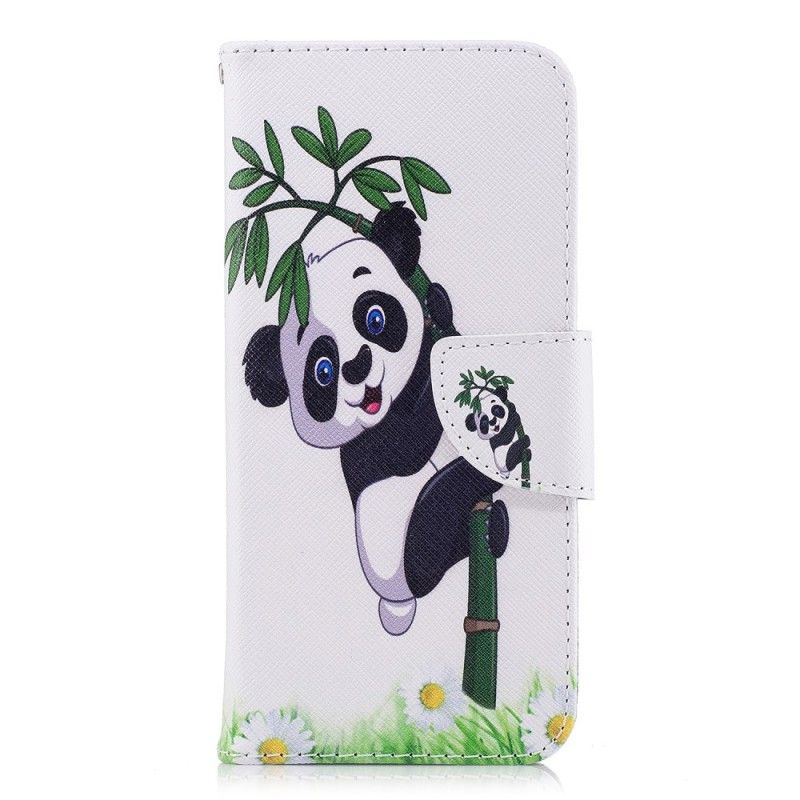 Étui Housse Samsung Galaxy S9 Panda Sur Le Bambou