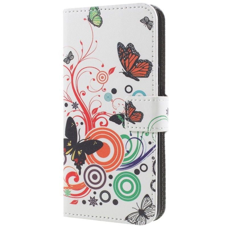 Housse Samsung Galaxy S9 Papillons Et Fleurs