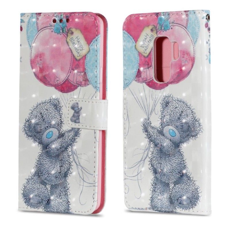 Housse Samsung Galaxy S9 Plus Bear Happy Birthday