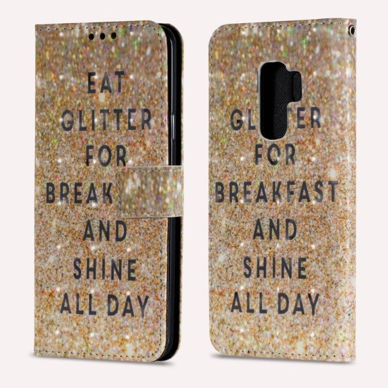 Housse Samsung Galaxy S9 Plus Eat Glitter