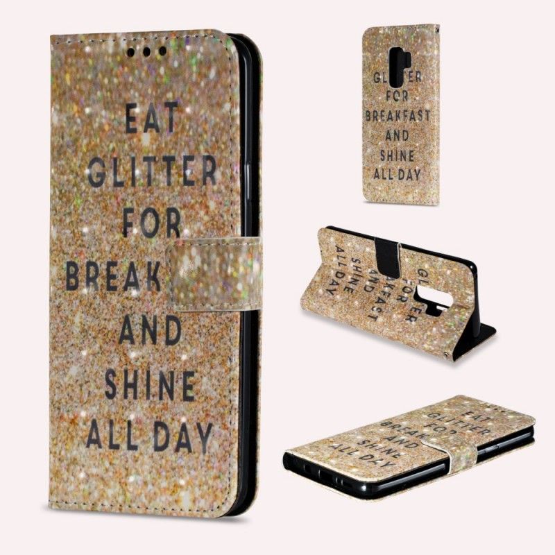 Housse Samsung Galaxy S9 Plus Eat Glitter