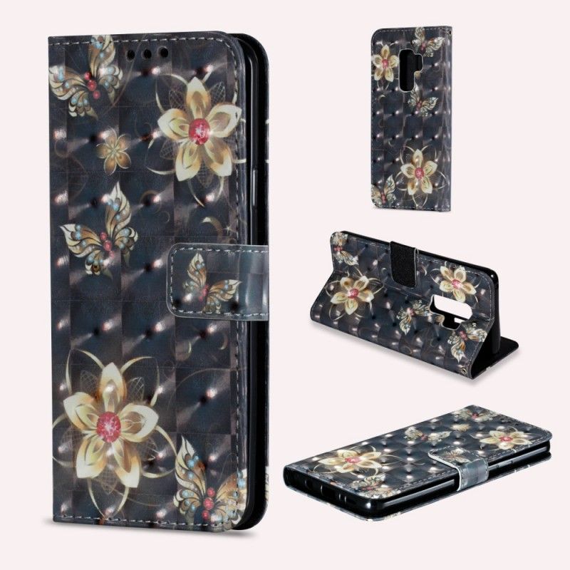 Housse Samsung Galaxy S9 Plus Fleurs Colorées Rétro