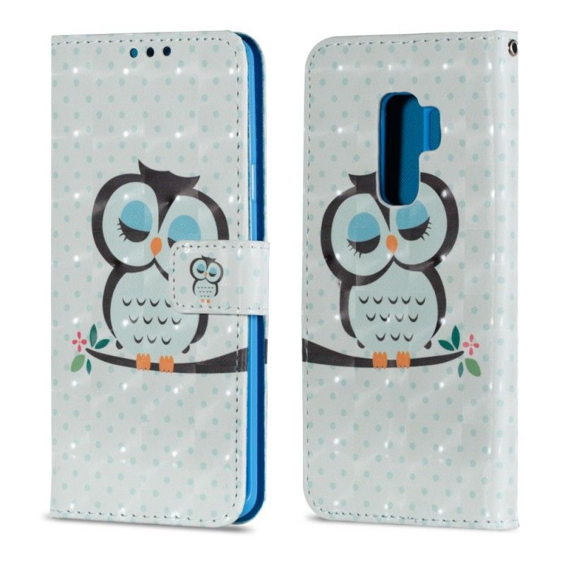 Housse Samsung Galaxy S9 Plus Hibou Endormi