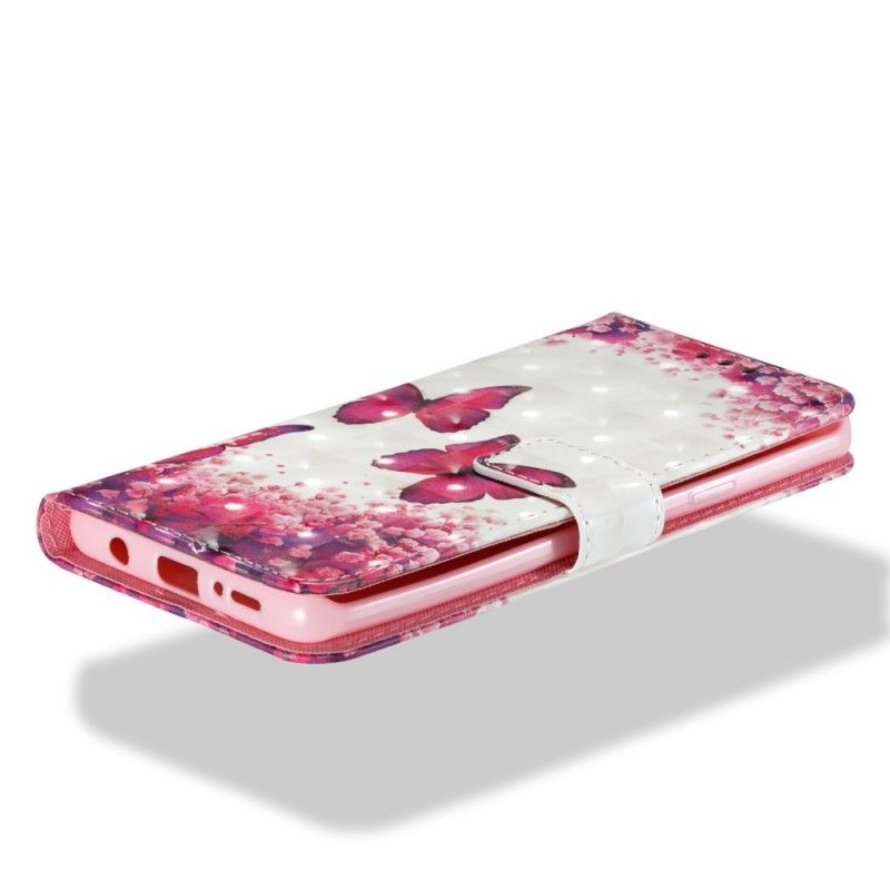 Housse Samsung Galaxy S9 Plus Papillons Rouges 3d