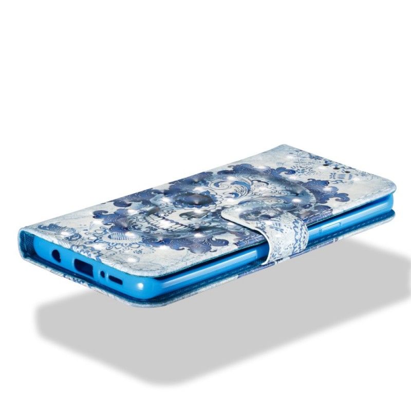 Housse Samsung Galaxy S9 Plus Tête De Mort Bleue