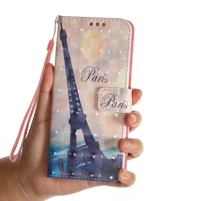 Housse Samsung Galaxy S9 Plus Tour Eiffel Au Crépuscule