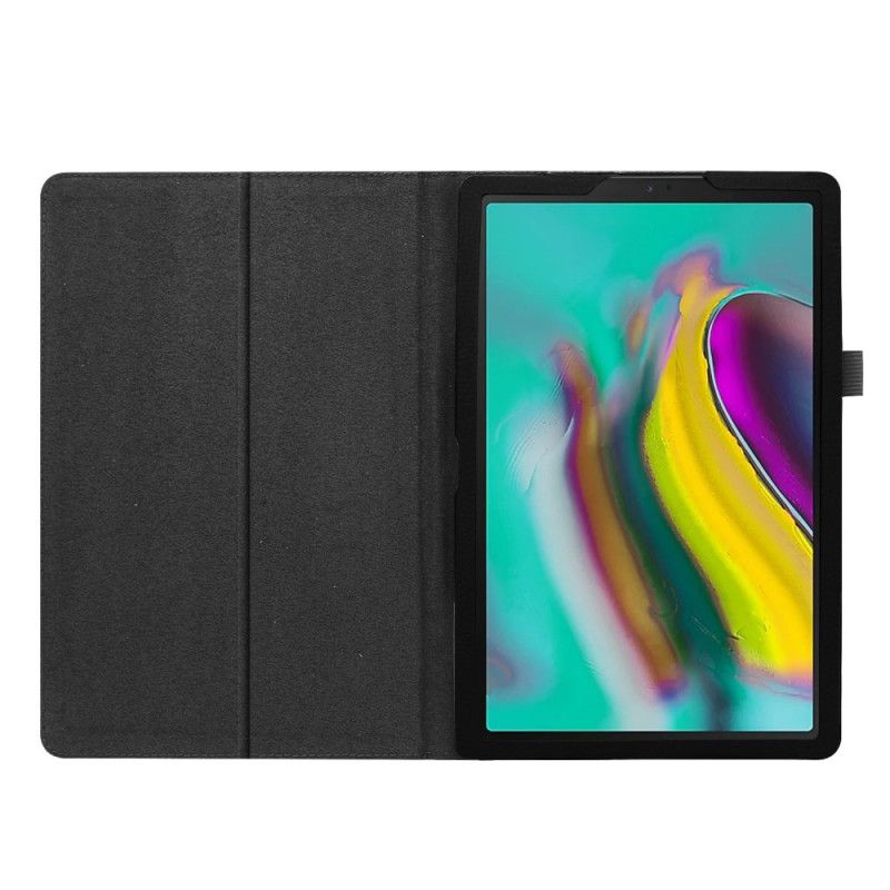 Housse Samsung Galaxy Tab A 10.1 (2019) 2 Volets Simili Cuir Litchi