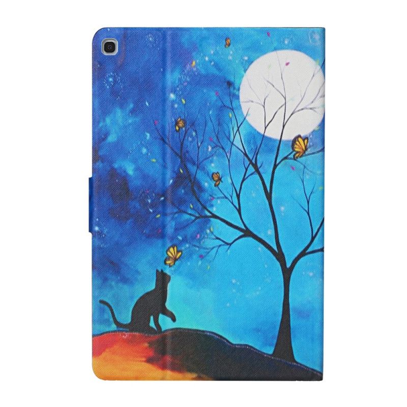 Housse Samsung Galaxy Tab A 10.1 (2019) Arbre À La Lune Et Au Soleil