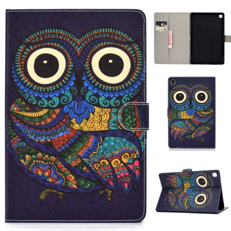 Housse Samsung Galaxy Tab A 10.1 (2019) Hibou Couleurs