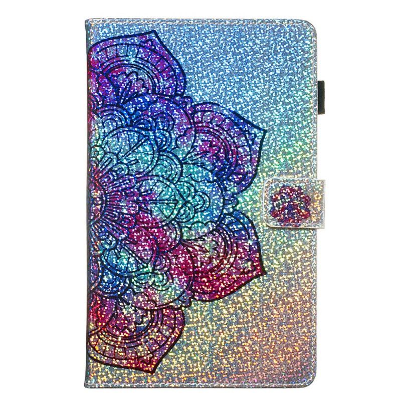 Housse Samsung Galaxy Tab A 10.1 (2019) Mandala Paillettes