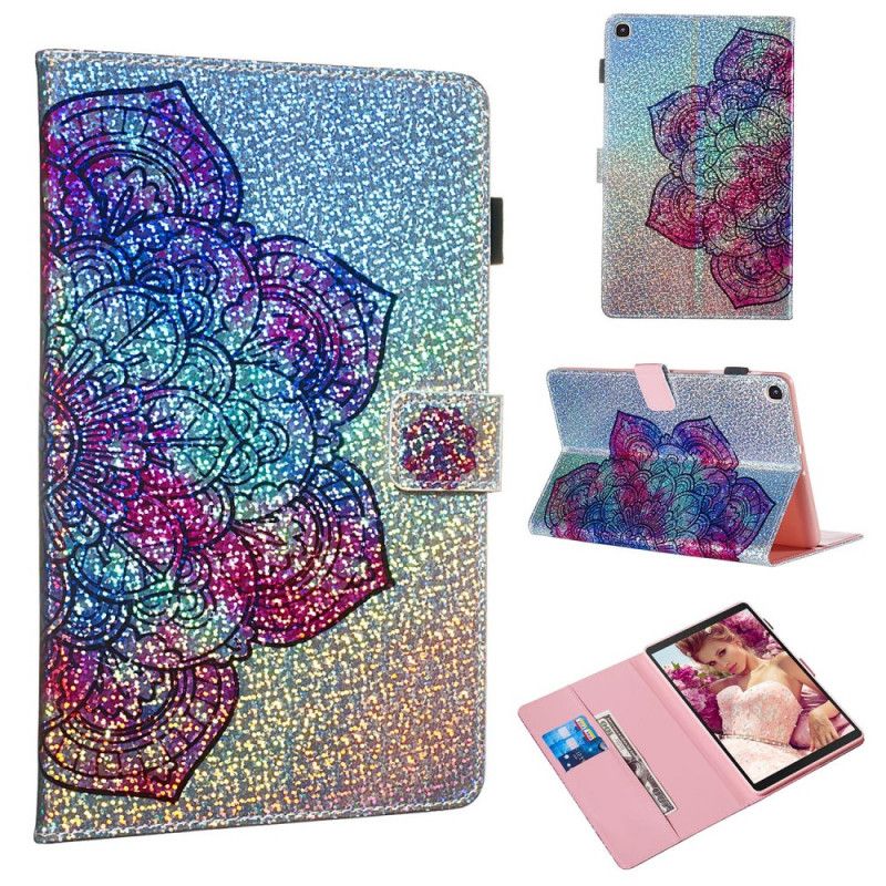 Housse Samsung Galaxy Tab A 10.1 (2019) Mandala Paillettes