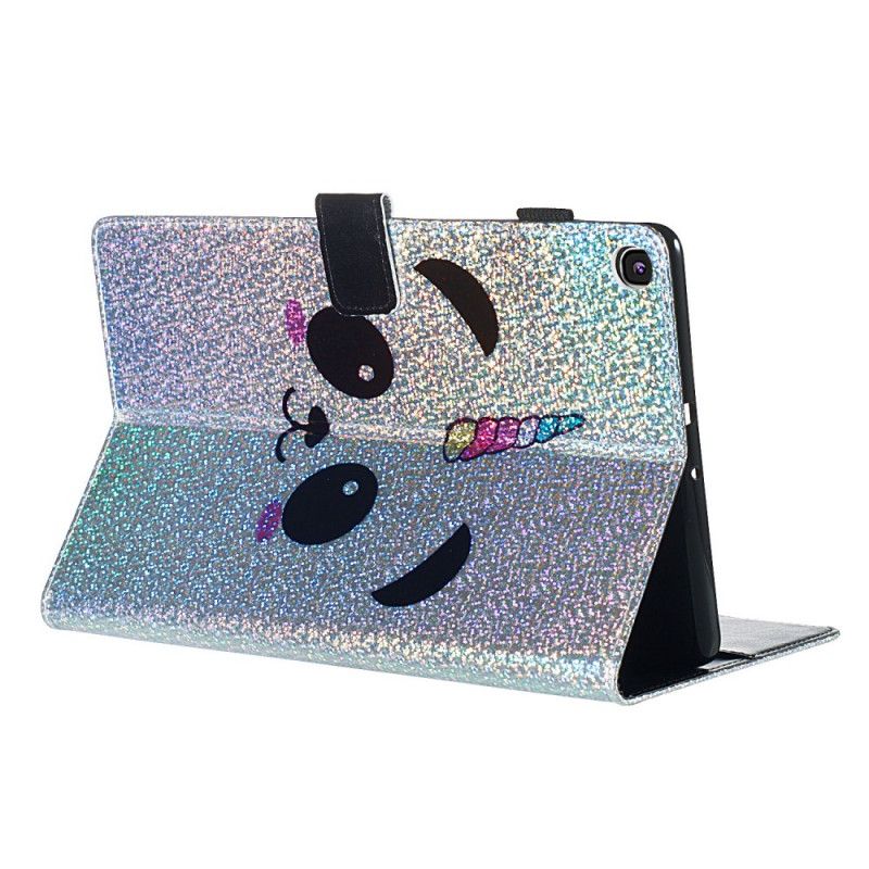 Housse Samsung Galaxy Tab A 10.1 (2019) Panda Paillettes