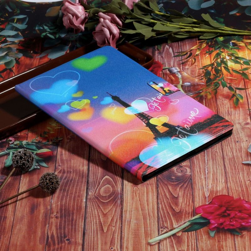 Étui Housse Samsung Galaxy Tab A 10.1 (2019) Paris Je T'aime