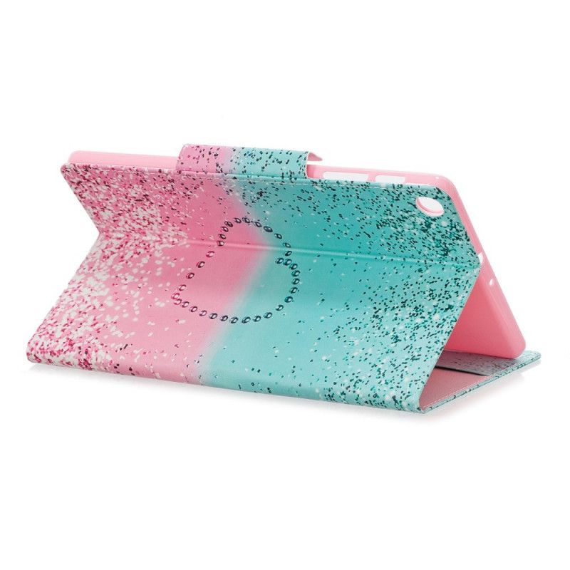 Housse Samsung Galaxy Tab A 101.1 (2019) Coeur Paillette Femoir Design