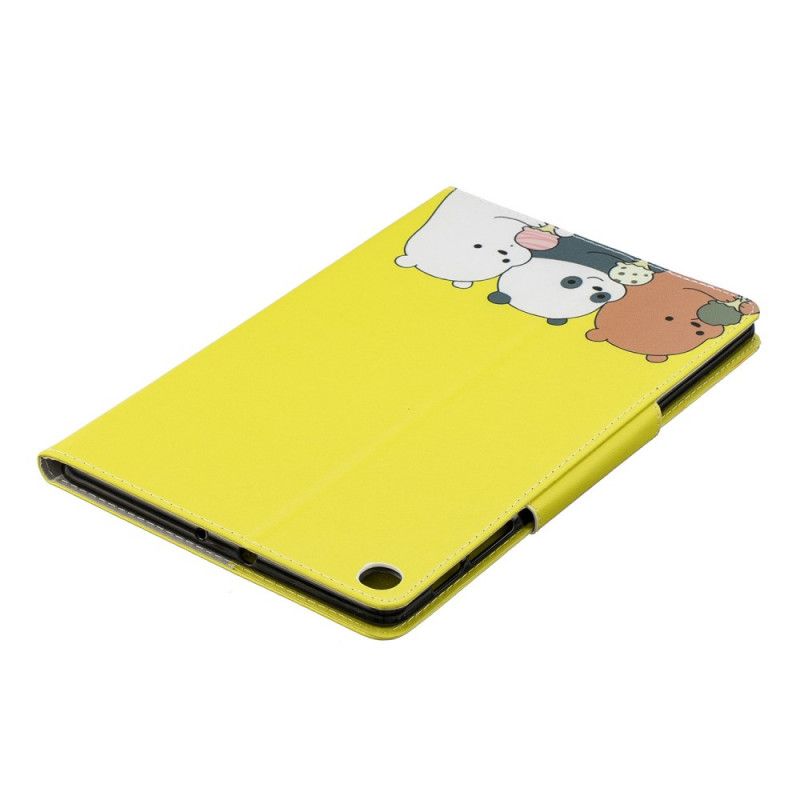 Housse Samsung Galaxy Tab A 101.1 (2019) Ours Et Panda Femoir Design
