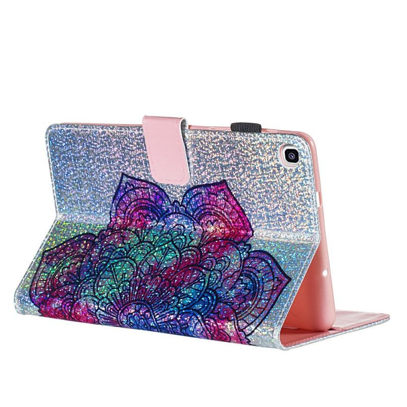 Étui Housse Samsung Galaxy Tab A 8" (2019) Mandala Paillettes