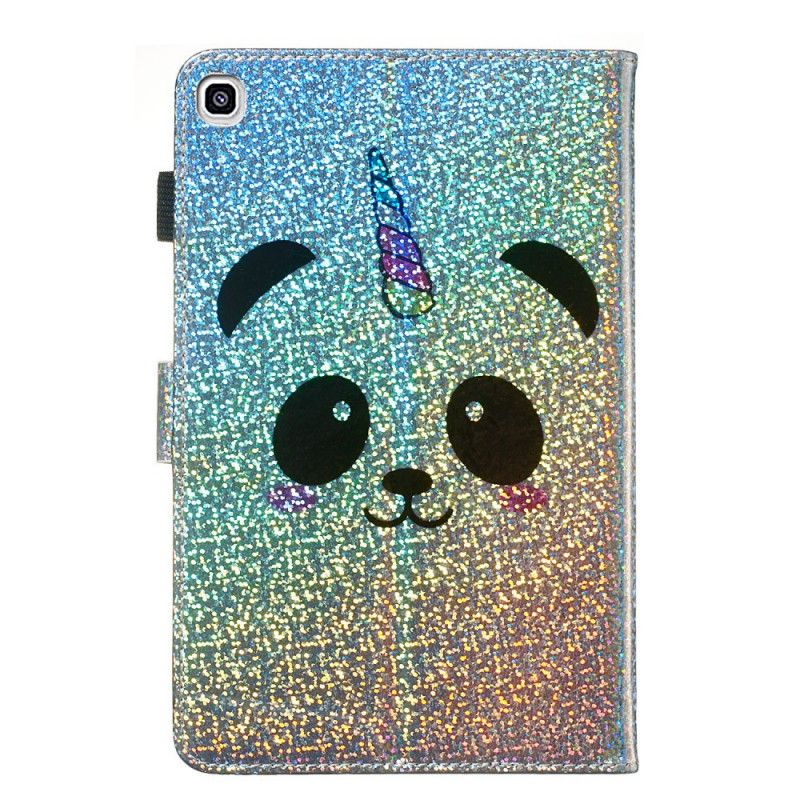 Housse Samsung Galaxy Tab A 8" (2019) Panda Paillettes