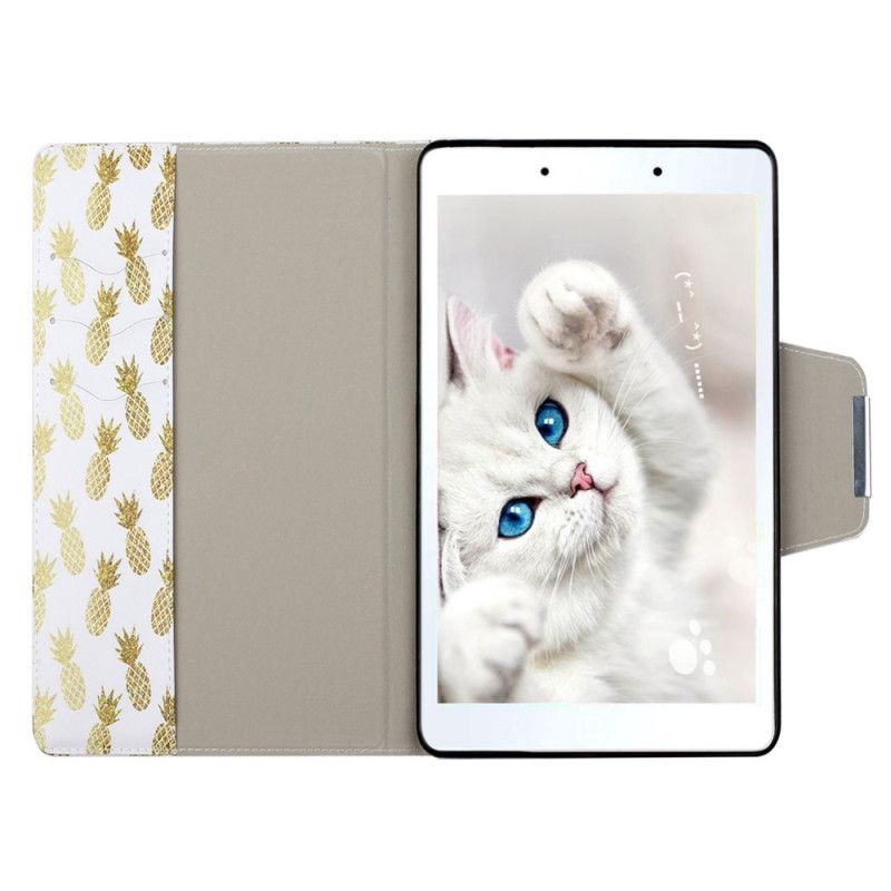 Housse Samsung Galaxy Tab A 8.0 (2019) Ananas Doré