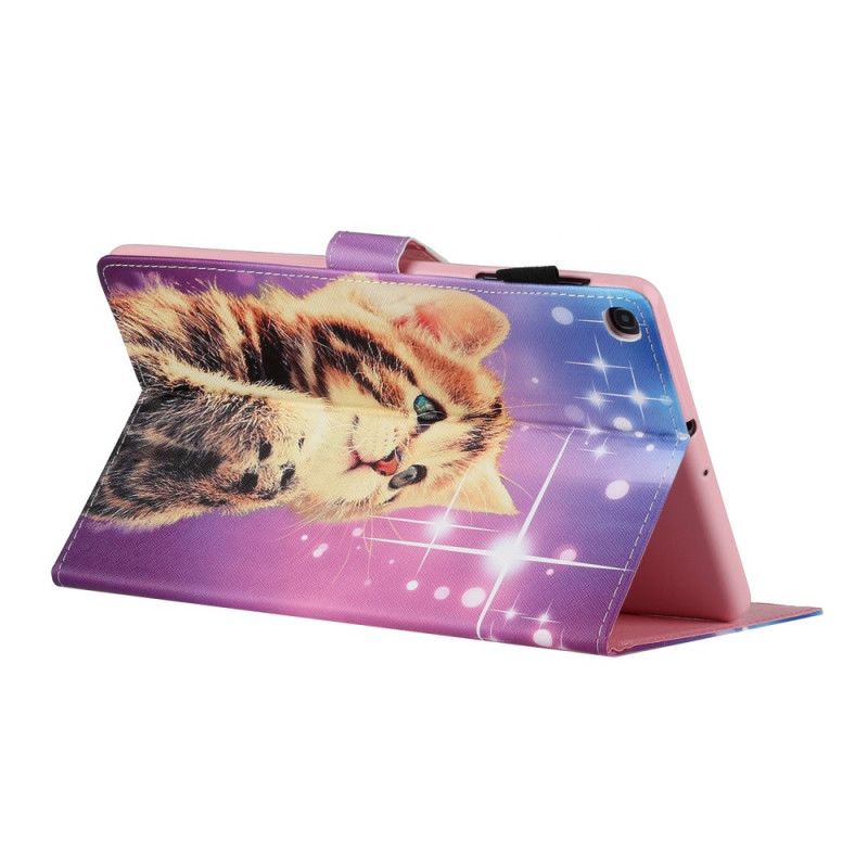 Housse Samsung Galaxy Tab A 8.0 (2019) Chaton Attentif