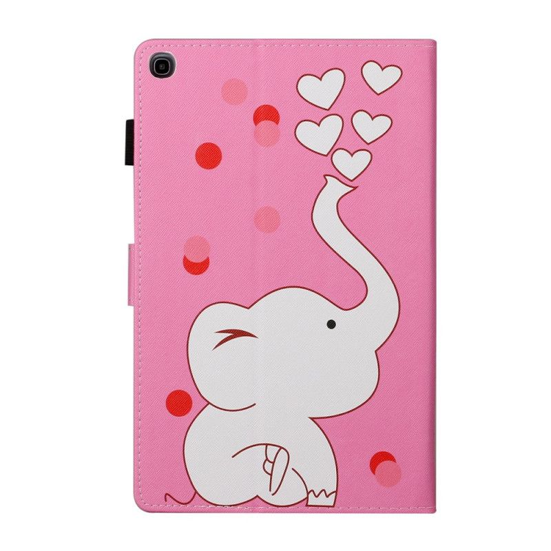 Housse Samsung Galaxy Tab A 8.0 (2019) Éléphant Amoureux