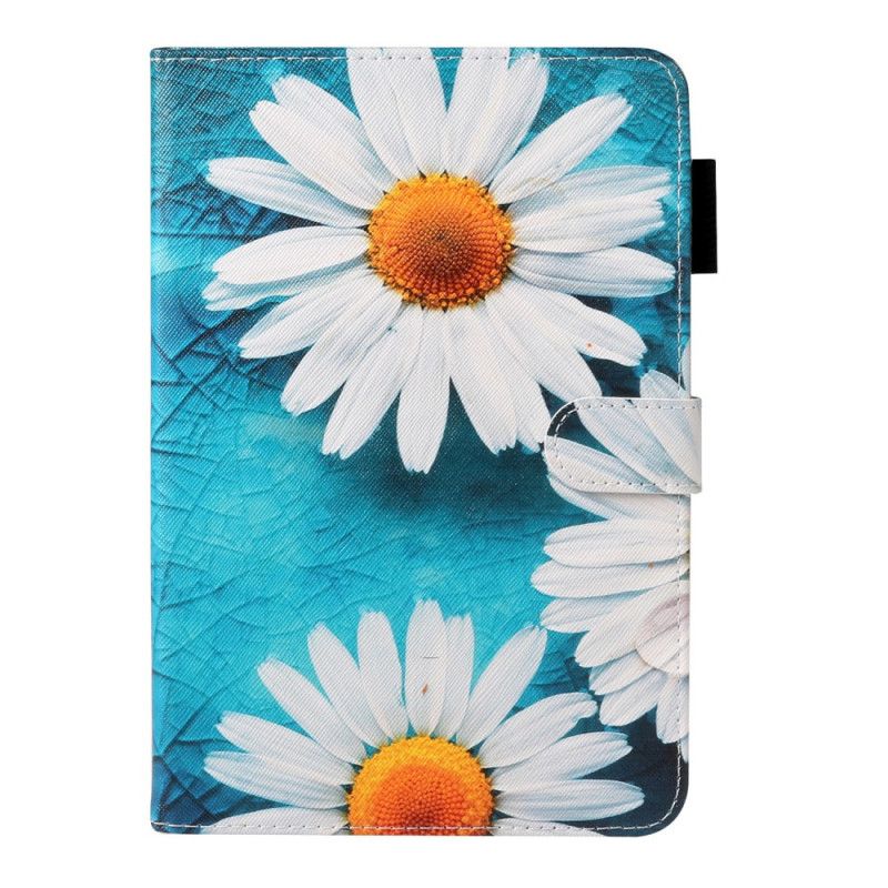 Housse Samsung Galaxy Tab A 8.0 (2019) Fleur Blanche