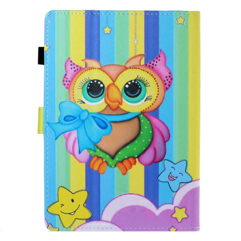 Housse Samsung Galaxy Tab A 8.0 (2019) Hibou Multicolore