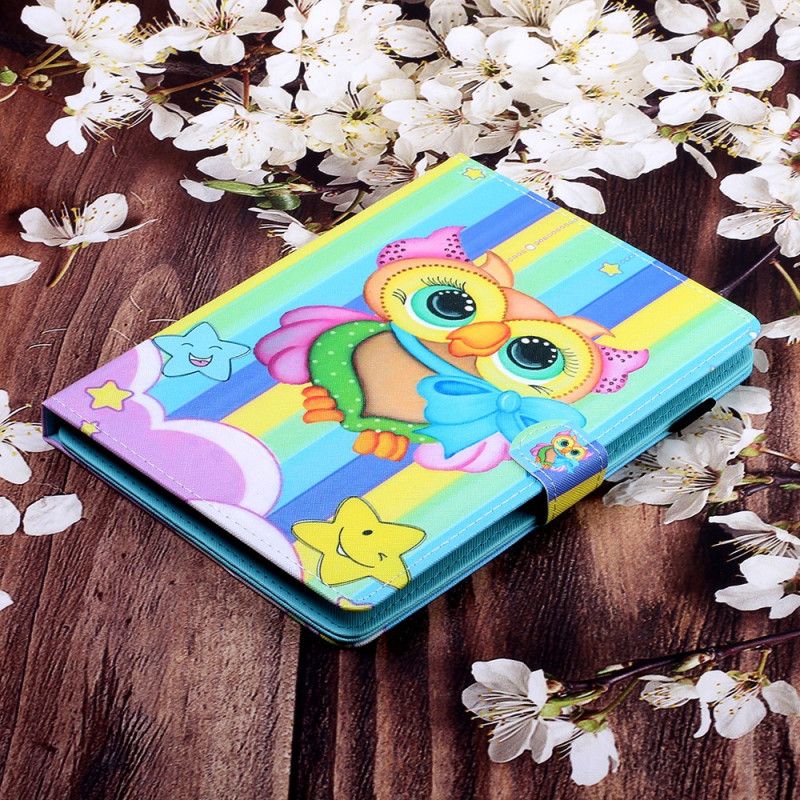 Housse Samsung Galaxy Tab A 8.0 (2019) Hibou Multicolore