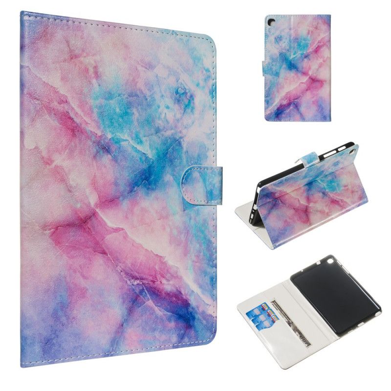 Housse Samsung Galaxy Tab A 8.0 (2019) Motif Marbré Coloré