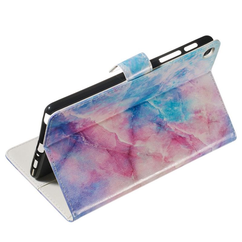 Housse Samsung Galaxy Tab A 8.0 (2019) Motif Marbré Coloré