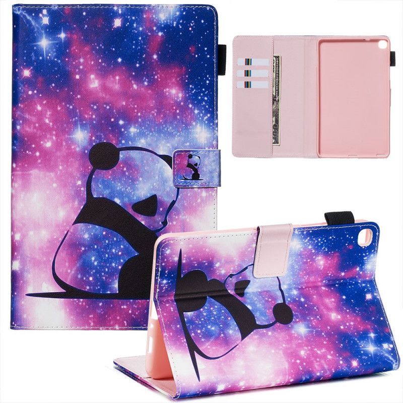 Housse Samsung Galaxy Tab A 8.0 (2019) Panda Dans L'espace