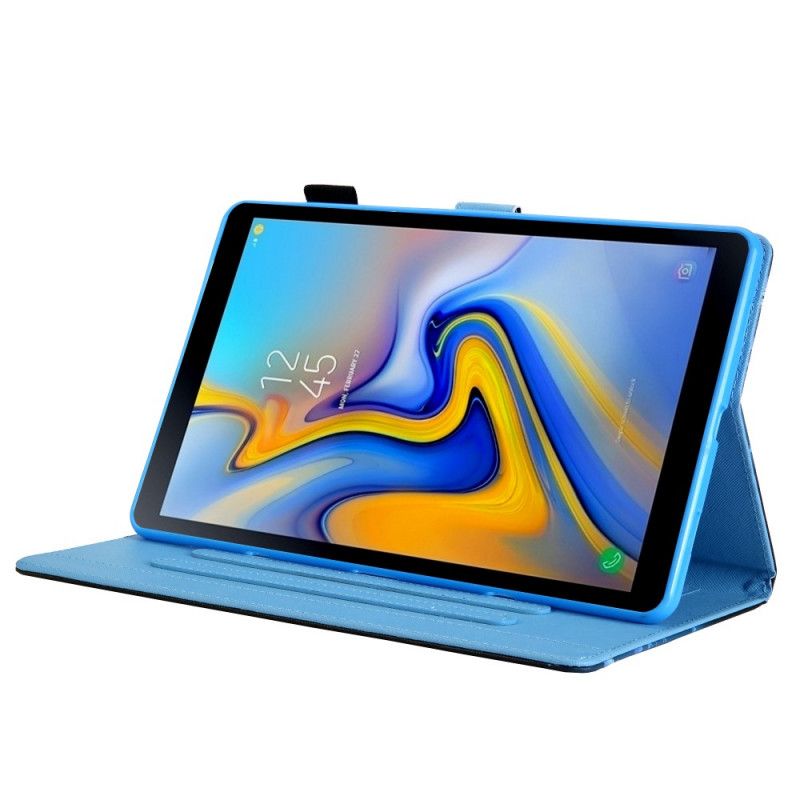 Housse Samsung Galaxy Tab A 8.0 (2019) Papillons Dorés