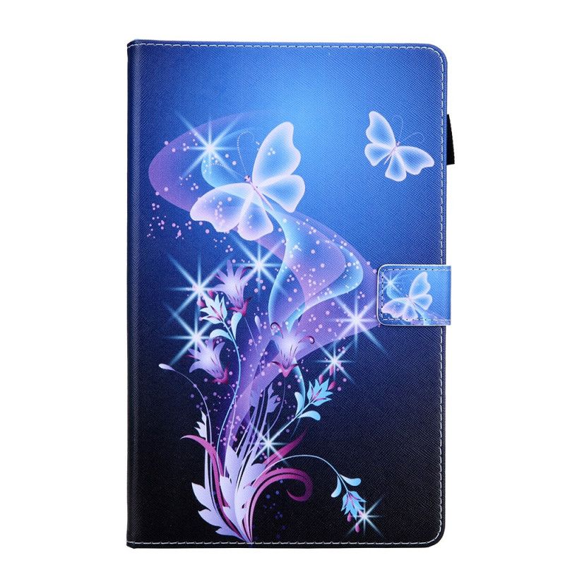 Étui Housse Samsung Galaxy Tab A 8.0 (2019) Papillons Magiques