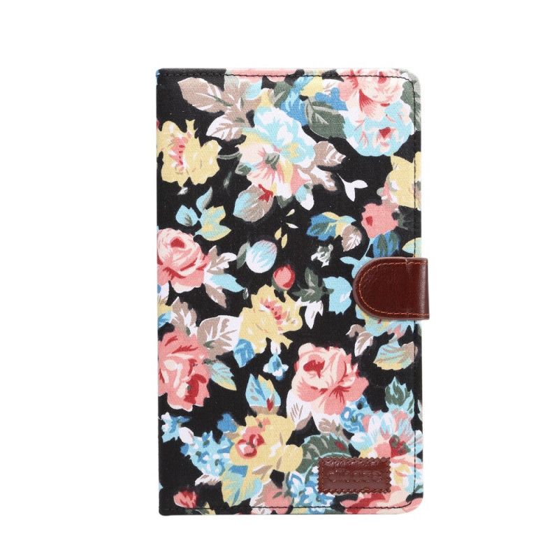 Housse Samsung Galaxy Tab A 8.0 (2019) Roses Texture Tissu