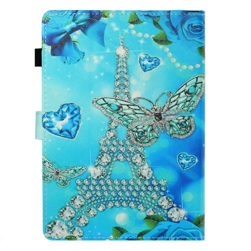 Housse Samsung Galaxy Tab A 8.0 (2019) Tour Eiffel En Diamants