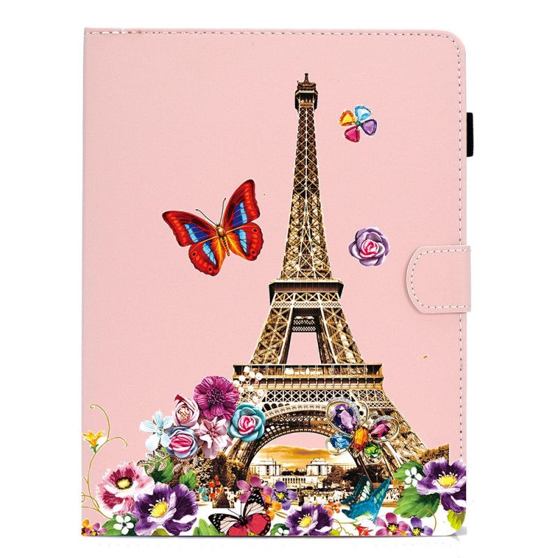 Étui Housse Samsung Galaxy Tab A 8.0 (2019) Tour Eiffel En Nature