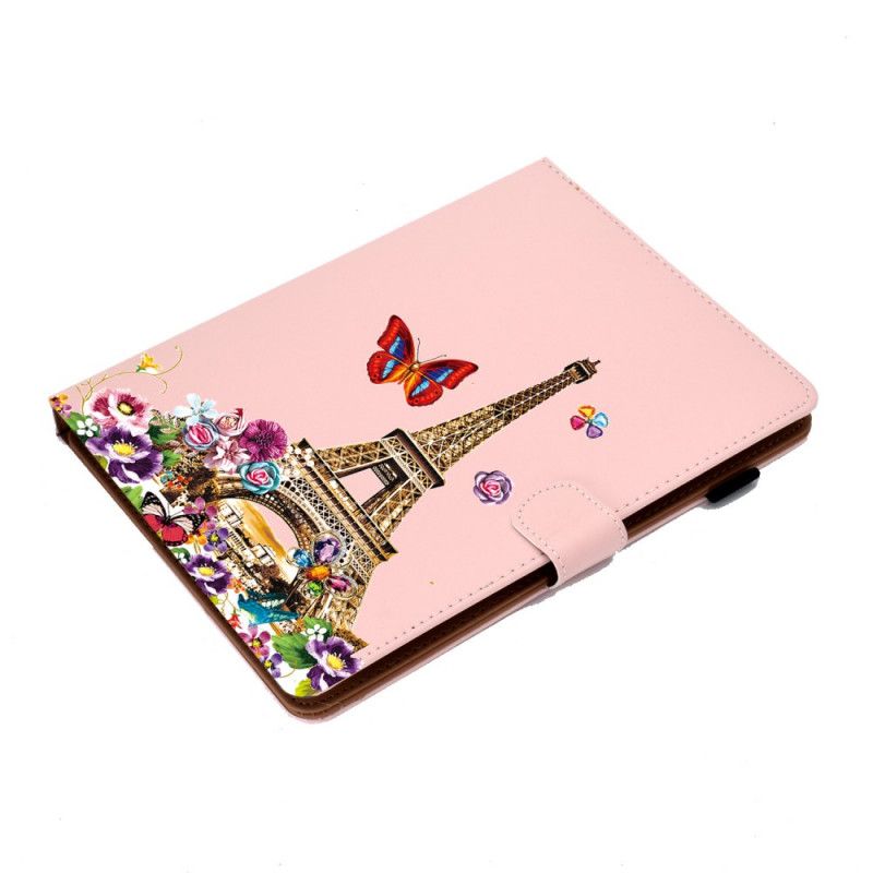 Étui Housse Samsung Galaxy Tab A 8.0 (2019) Tour Eiffel En Nature